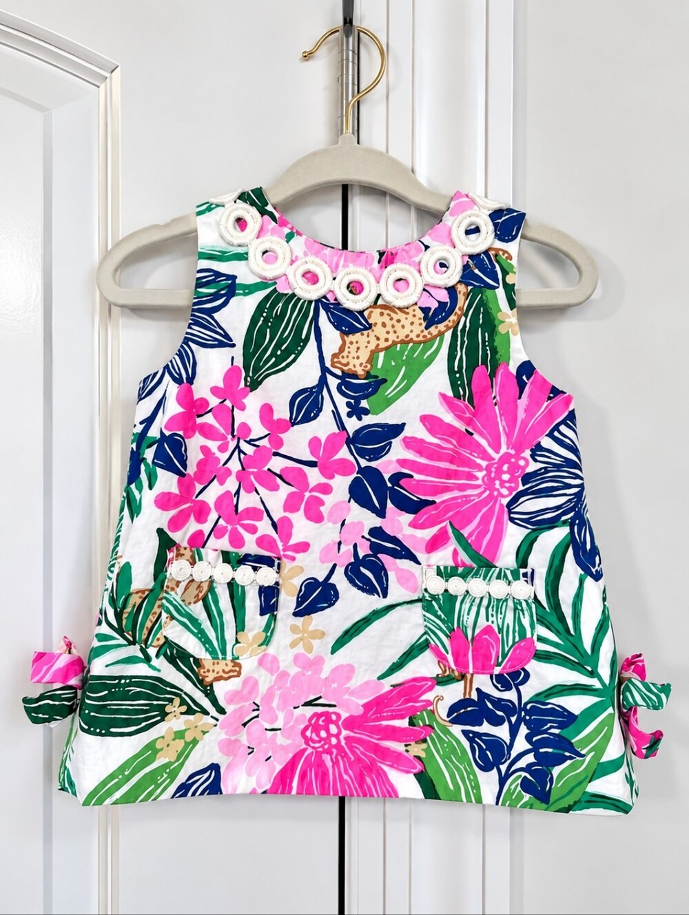 Lilly Pulitzer Baby Floral Dress & Bloomers Set 6-12M